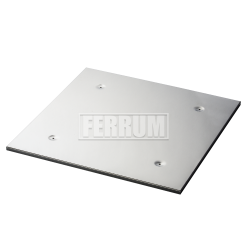 Экран защитный Ferrum (430/0,5 мм) 500*500 с отверстием ф250