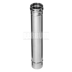 Дымоход Ferrum 0,5 м (430/0,5 мм) Ø100